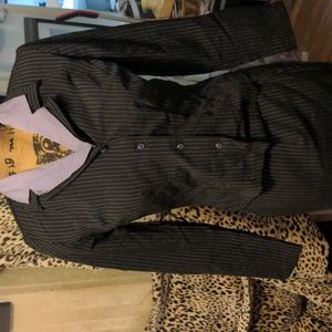 Suit coat top and matching skirt